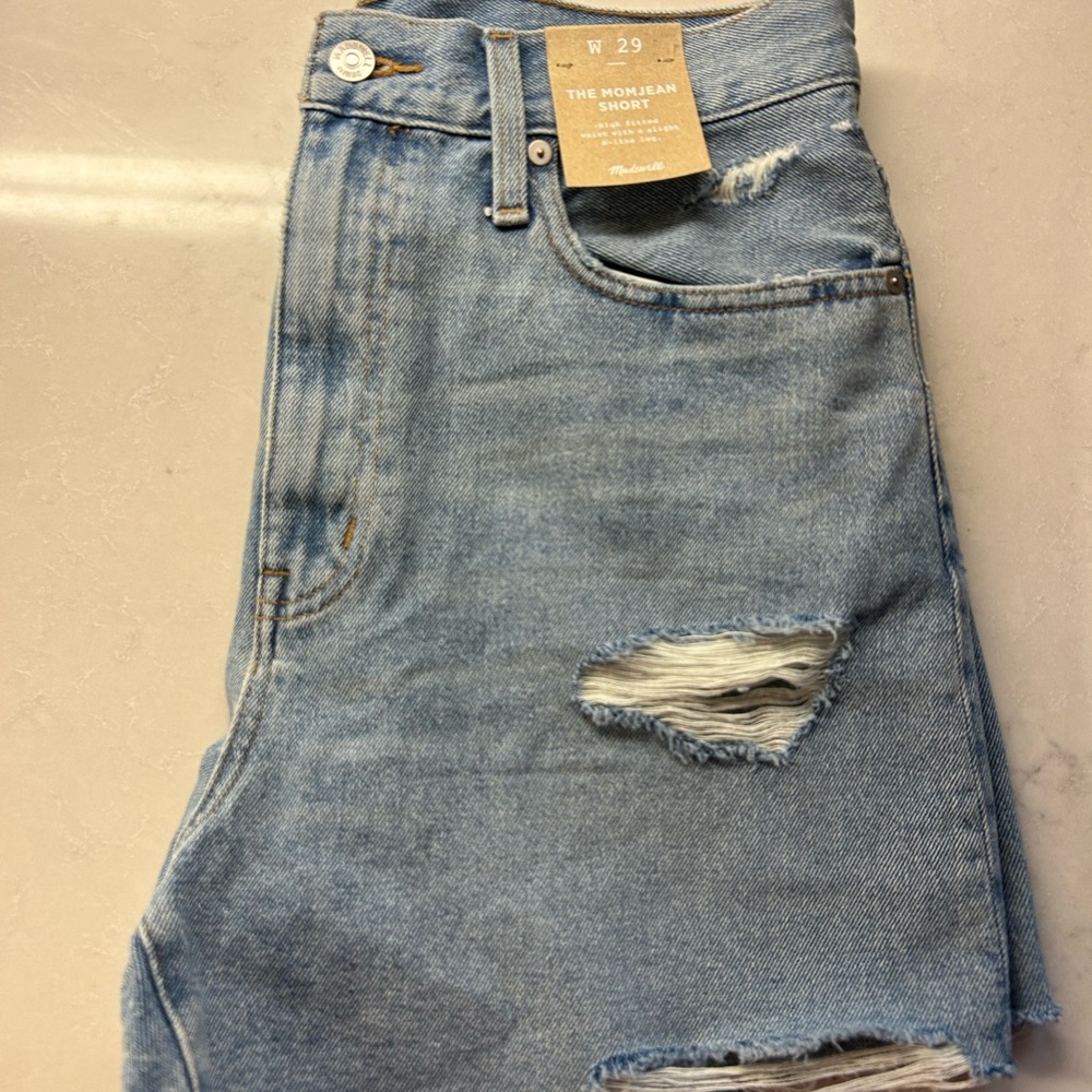 Madewell W 29 The Mom-Jean Shor